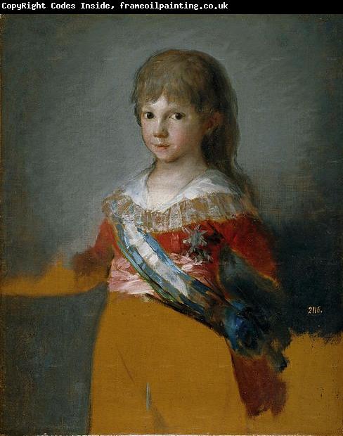 Francisco de Goya El infante Francisco de Paula